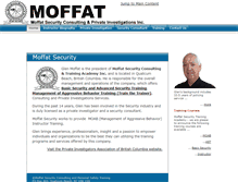 Tablet Screenshot of glenmoffat.com